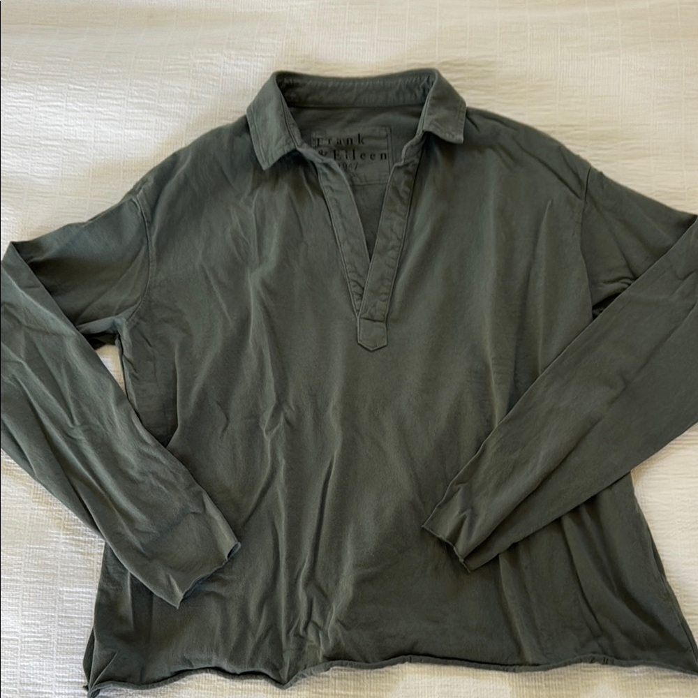 Frank & Eileen Forest Green Pullover